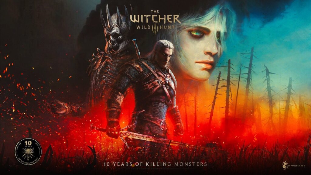 Ciri e Geralt di The Wicher 3
