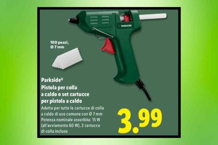 Pistola colla a caldo 