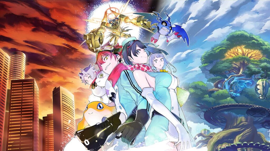 Digimon Story: Time Stranger, la key art del titolo