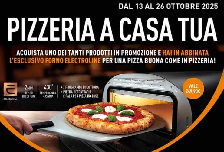 Forno Electroline a soli 249,90 euro
