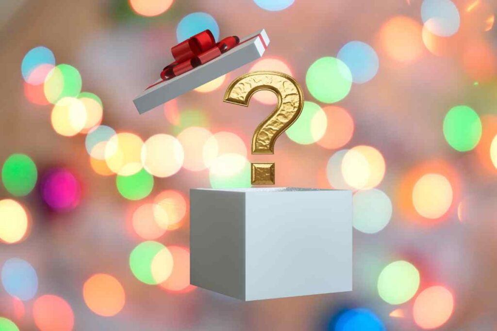 Scatola e punto interrogativo
