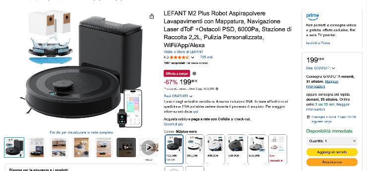 LEFANT M2 Robot da 199,99 euro