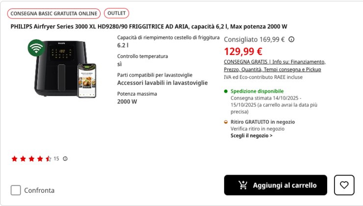 Scheda prodotto MediaWorld