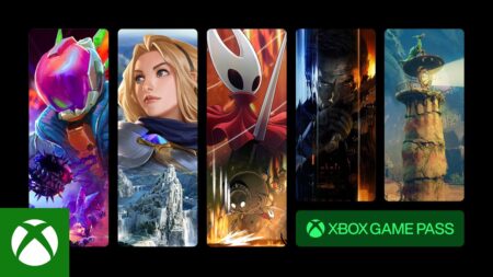 Il logo di Xbox Game Pass ed alcuni giochi