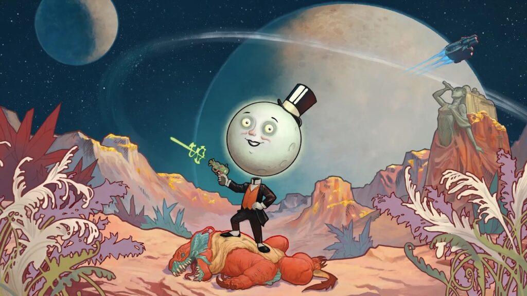 La mascotte di The Outer Wilds 2 in primo piano