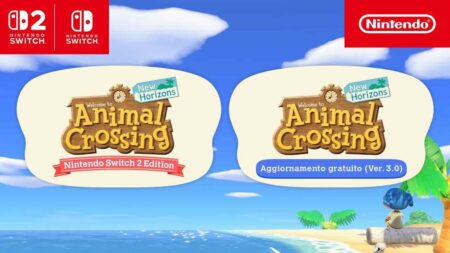 I loghi di Animal Crossing: New Horizons per Nintendo Switch 2