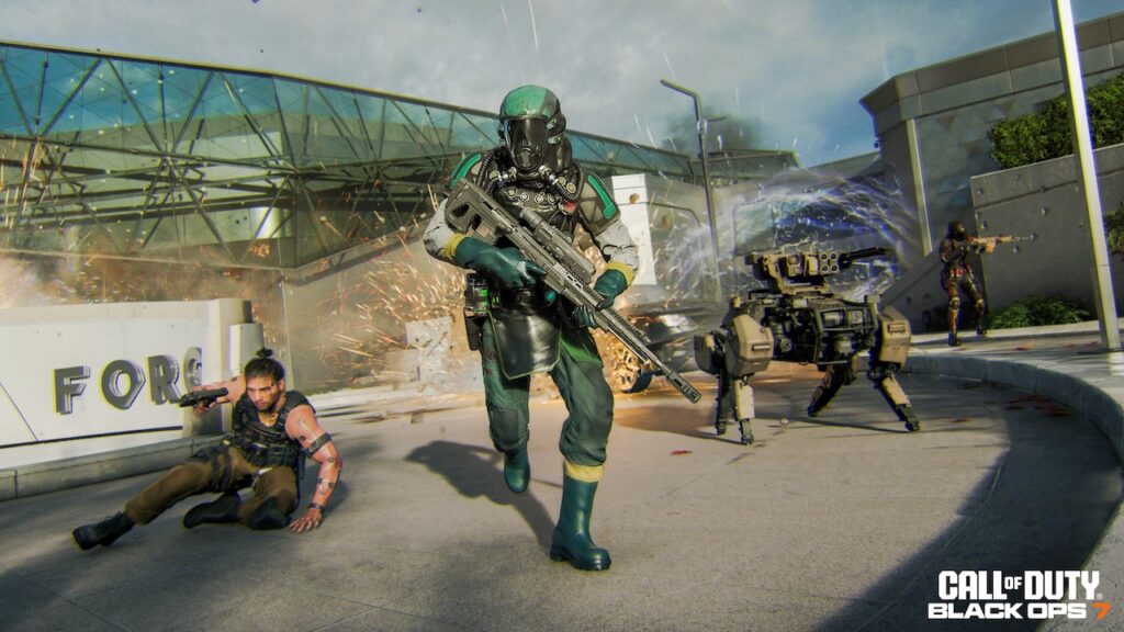Un soldato di Call of Duty: Black Ops 7