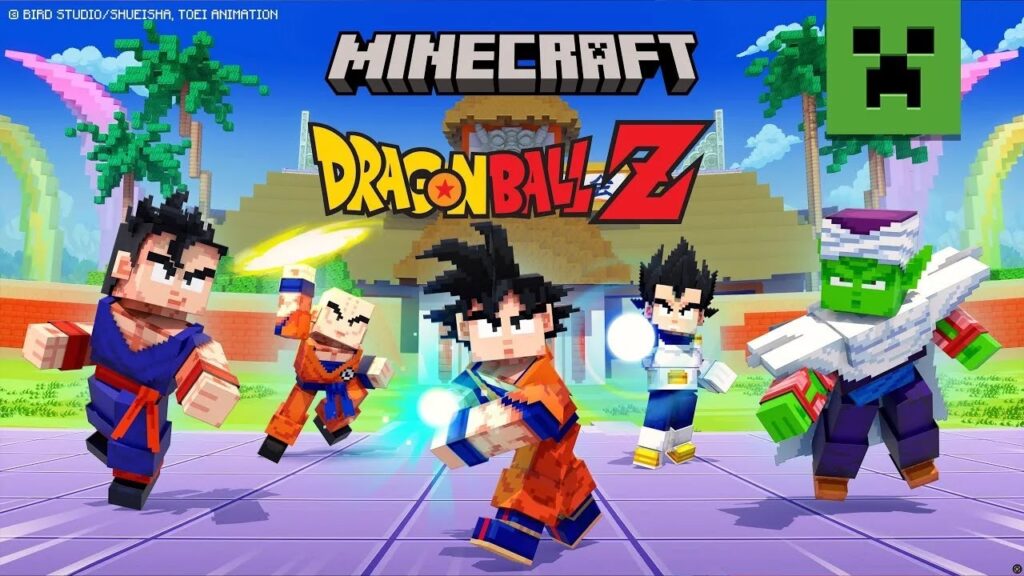 I personaggi di Dragon Ball Z in Minecraft