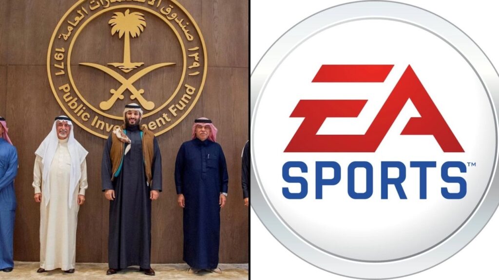 Alcuni esponenti di PIF ed il logo di EA