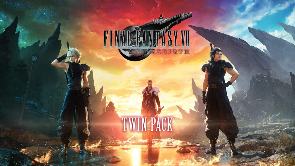 Cloud con Sephirot e Zack di Final Fantasy 7 Rebirth Twin Pack