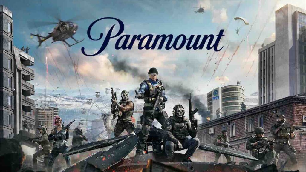 I personaggi di Call of Duty Il Film con il logo di Paramount