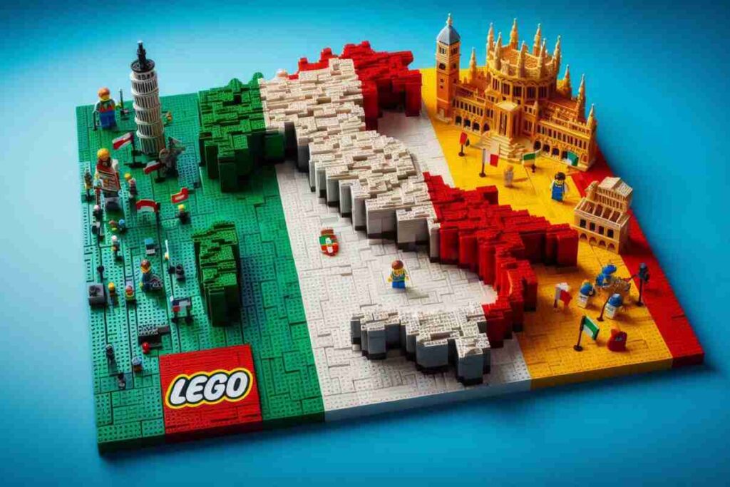 Il Lego più grande d'Italia è un'opera d'arte, entrerà nel Guinness: ecco dove vederlo
