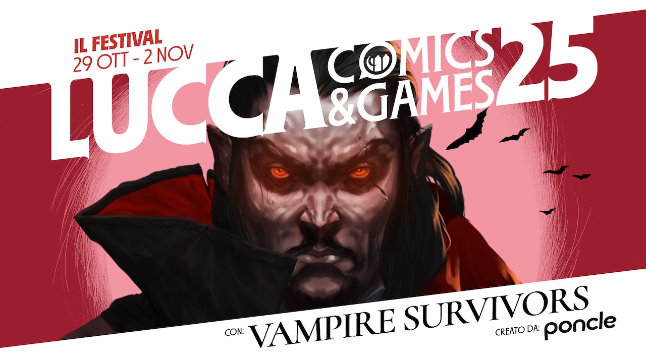 Lucca Comics & Games 2025 accoglierà Luca Galante e poncle, i creatori di Vampire Survivors