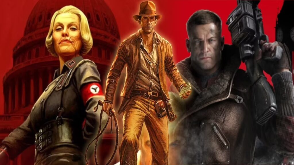 I personaggi di Indiana Jones e Wolfenstein di MachineGames