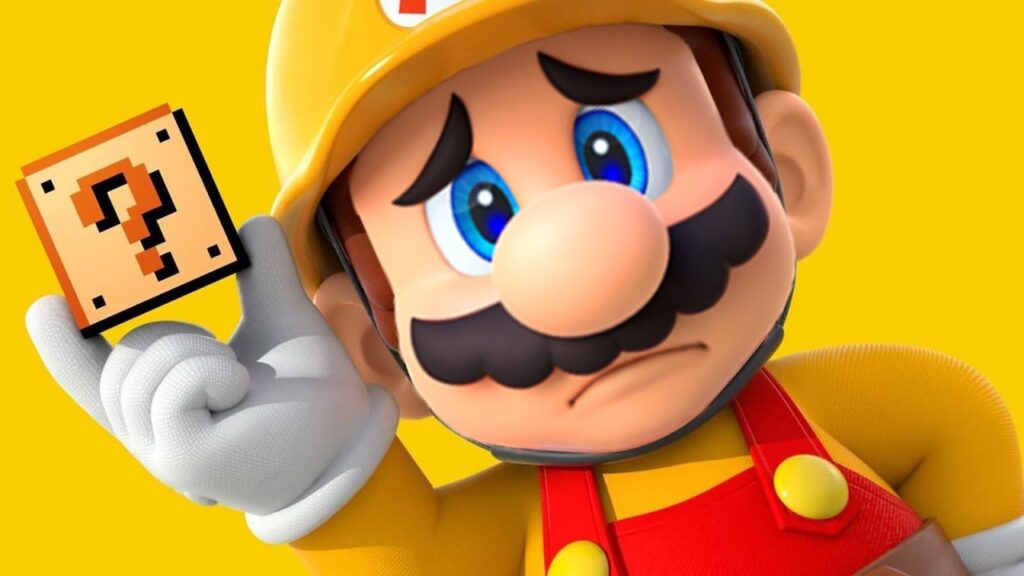 Super Mario con la faccia triste