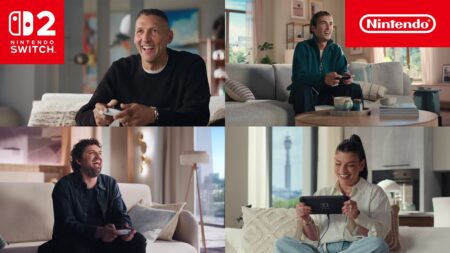 Marco Materazzi in compagnia di Frank Matano ed Emma Marrone mentre giocano con Mario Kart World su Nintendo Switch 2
