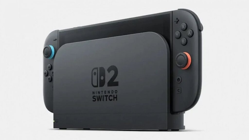 Un Nintendo Switch 2 nella dock