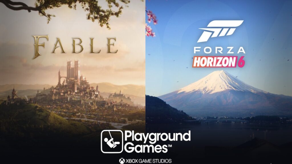 Le immagini di Fable e Forza Horizon 6 con il logo di Playground Games