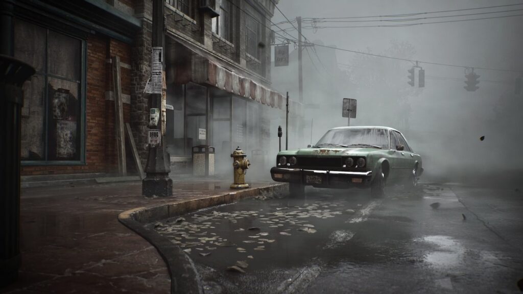 Un'auto di Silent Hill 2 Remake