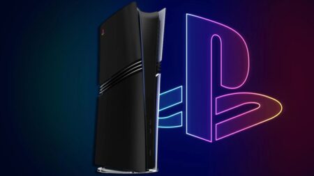 Una PS6 fan made ed il logo PlayStation