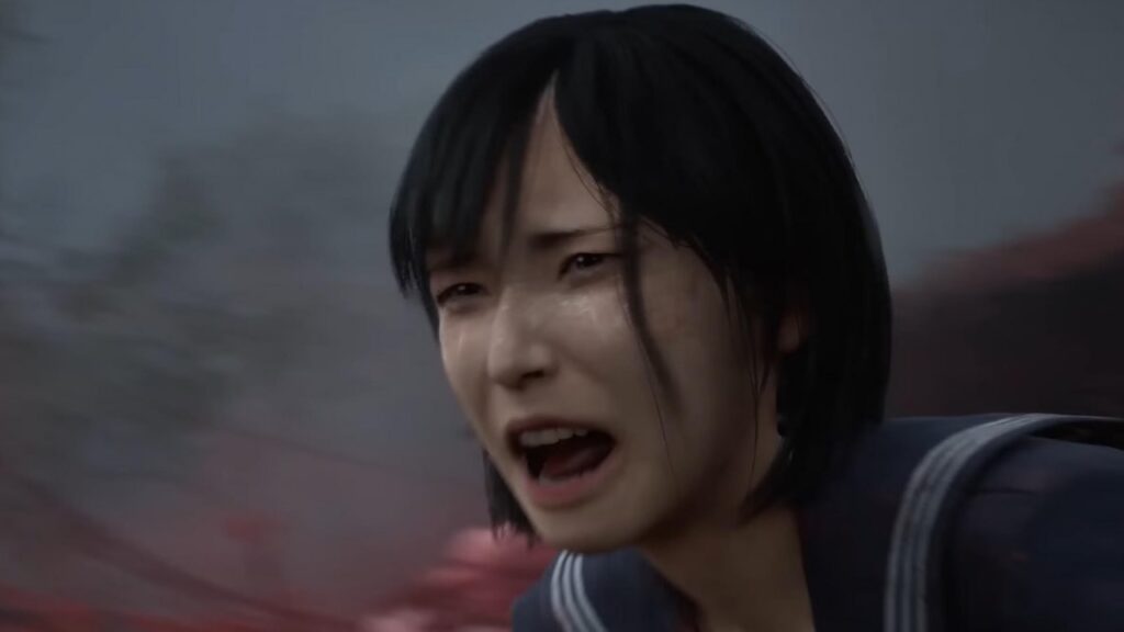 La protagonista di Silent Hill f mentre urla