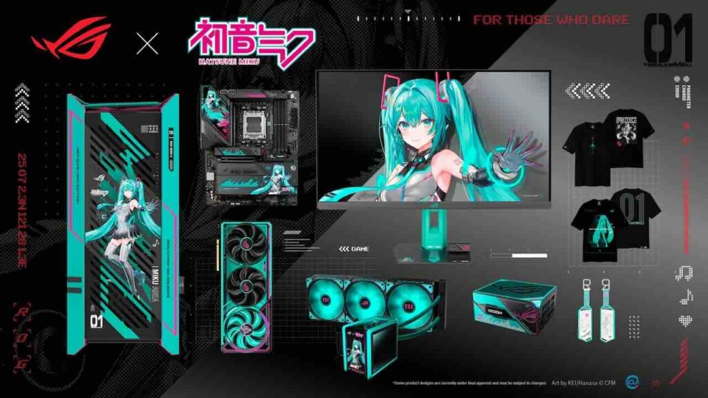 ASUS ROG annuncia la collezione esclusiva di Hatsune Miku, disponibile in edizione limitata I nuovi prodotti ASUS Dog dedicati ad Hatsune Miku