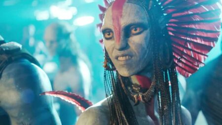 Un personaggio di Avatar: Fuoco e Cenere