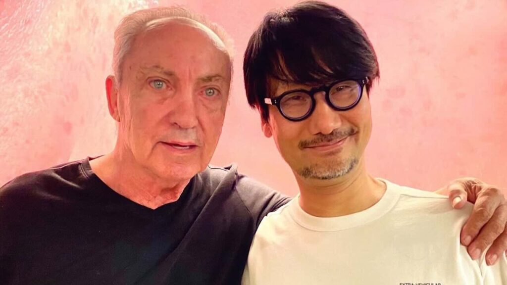 Udo Kier con al fianco Hideo Kojima