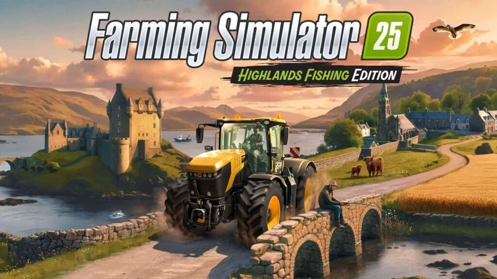 Cover art del DLC Farming Simulator 25 Highlands Fishing