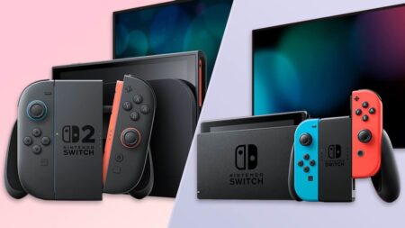 Un Nintendo Switch 1 e Switch 2