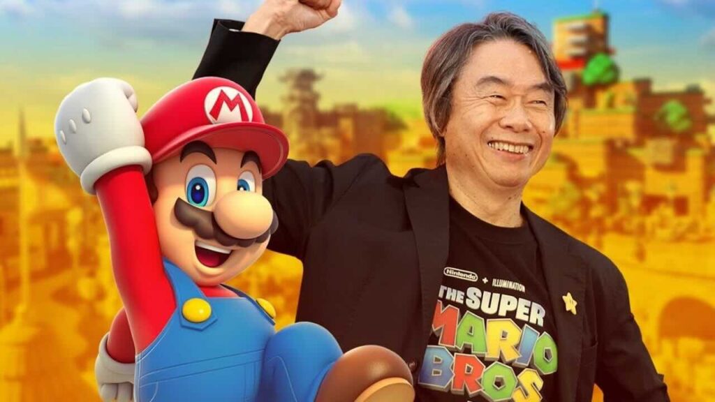 Il nuovo Super Mario su Nintendo Switch 2: Shigeru Miyamoto parla del prossimo capitolo Shigeru Miyamato con al fianco Super Mario
