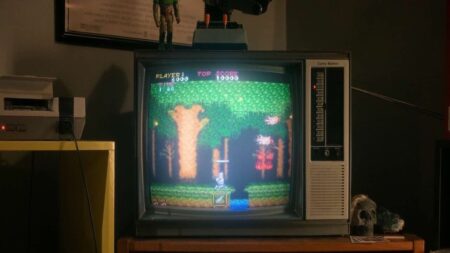 Un televisore di Stranger Things 5