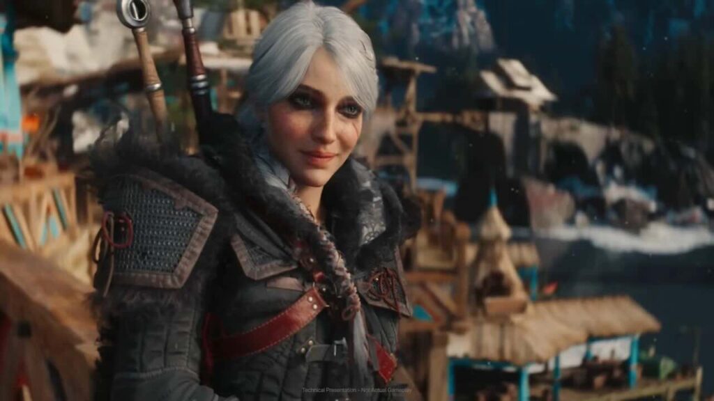 Ciri di The Witcher 4 con un'espressione sorridente