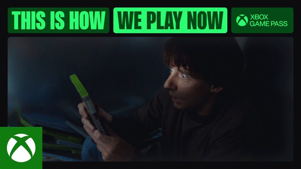 Le scritte del nuovo spot del Game Pass che cita Xbox 360