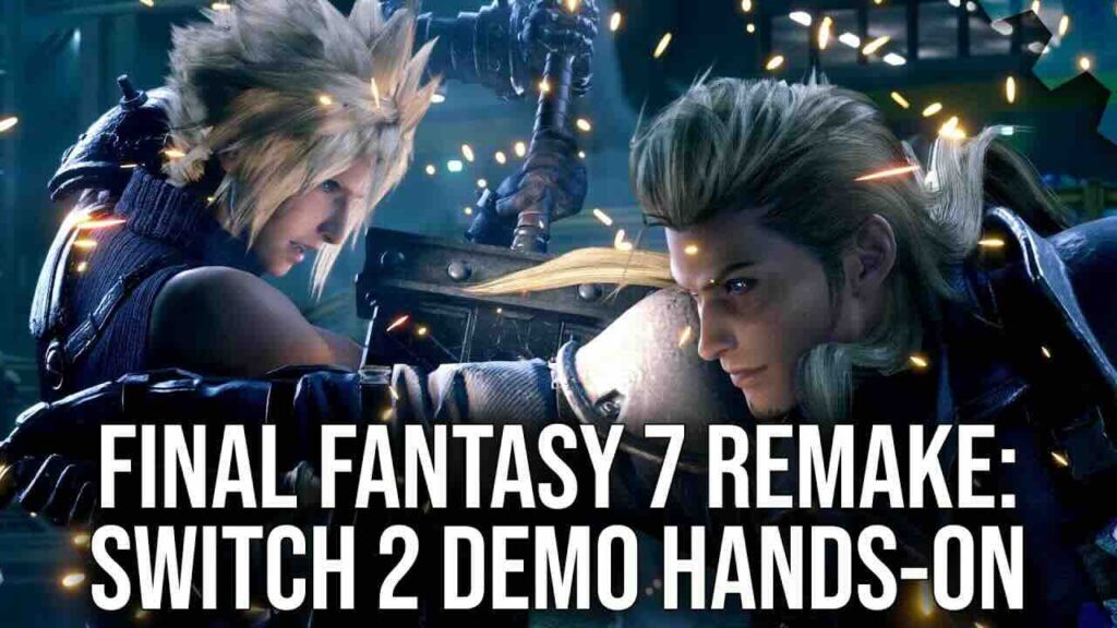Cloud e My Friendo di Final Fantasy 7 Remake