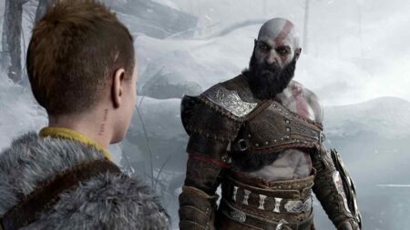 Atreus e Kratos di God of War Ragnarok