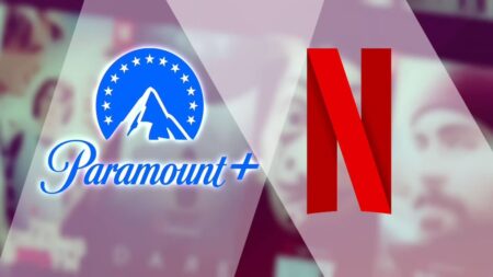 I loghi di Paramount e Netflix