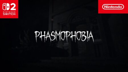 Il logo d Phasmophobia e quello di Nintendo Switch 2
