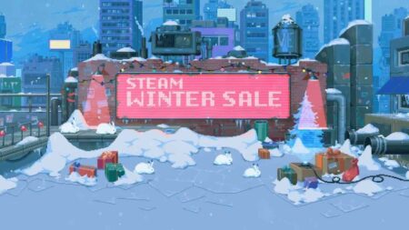 Il logo dei saldi invernali di Steam