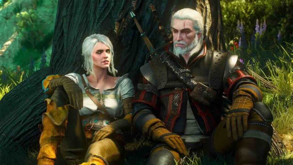 Ciri e Geralt di The Witcher 3: Wild Hunt