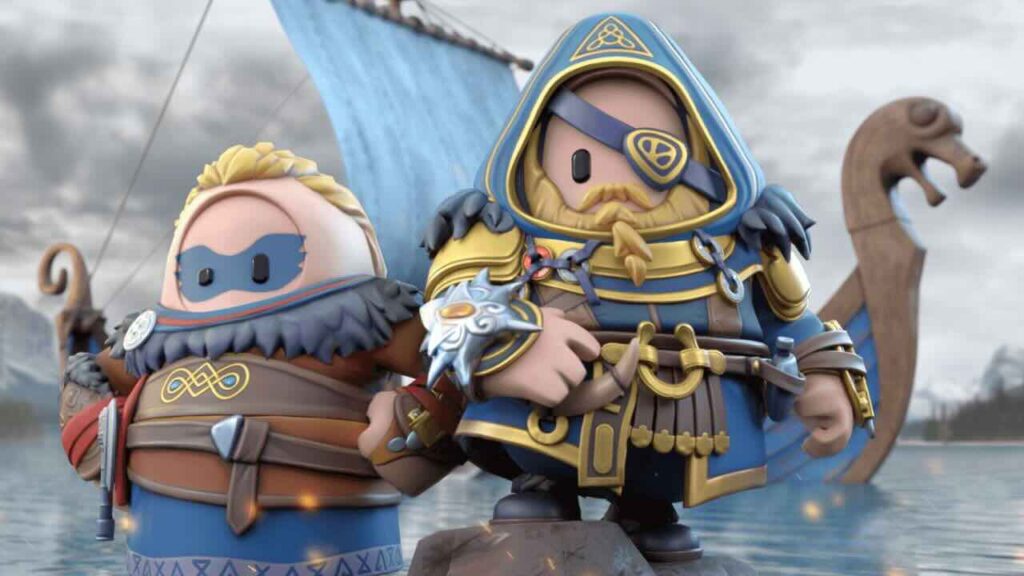 I due Eivor di Assassin's Creed: Valhalla in versione Fall Guys