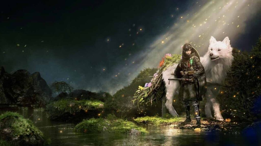 La protagonista di Beast of Reincarnation ed il suo cane