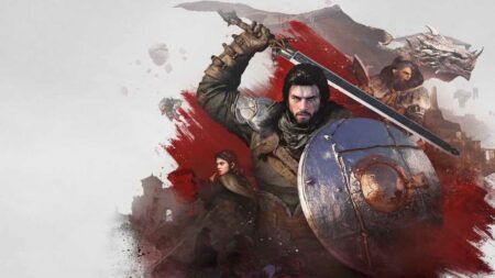 Il protagonista di Crimson Desert mentre impugna la sua spada