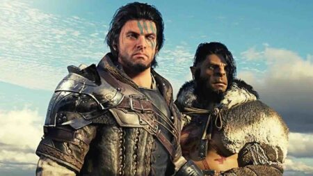 Due personaggi di Crimson Desert