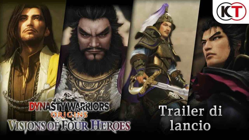 I personaggi di Dynasty Warriors Origins Le visioni di quattro eroi