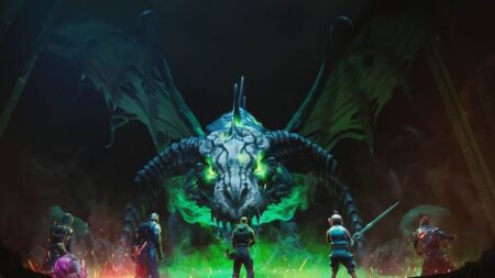 Un drago con dei personaggi di Fortnite per DUNGEONS & DRAGONS