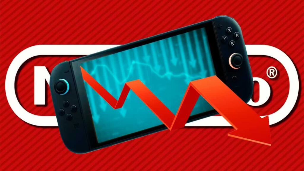 Un Nintendo Switch 2 con la barra in basso delle azioni