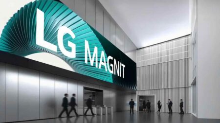 Il logo di LG Magnit