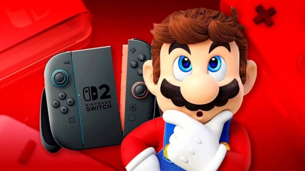 Super Mario ed un Nintendo Switch 2