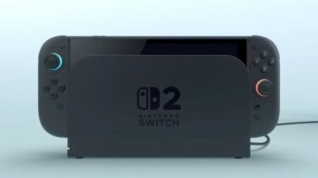Un Nintendo Switch 2 nel dock
